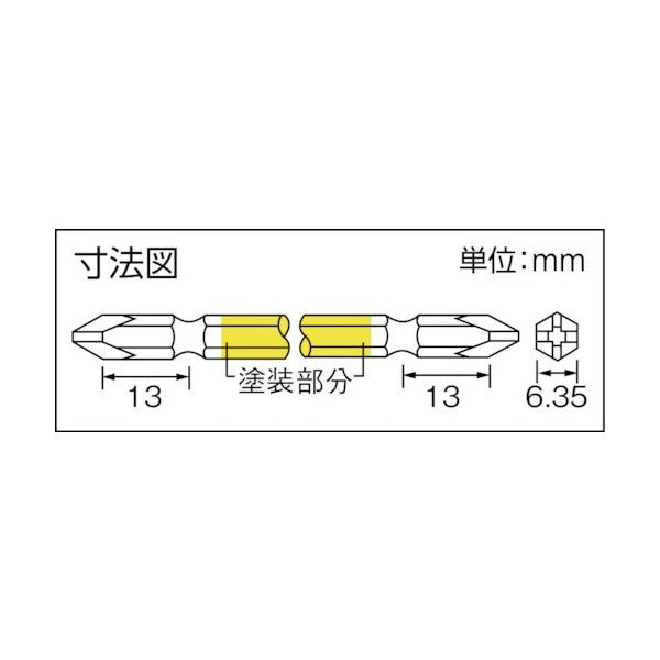 他サイト： アネックス カラービット 黄 (+2×110) AC-14M-2-110の商品画像