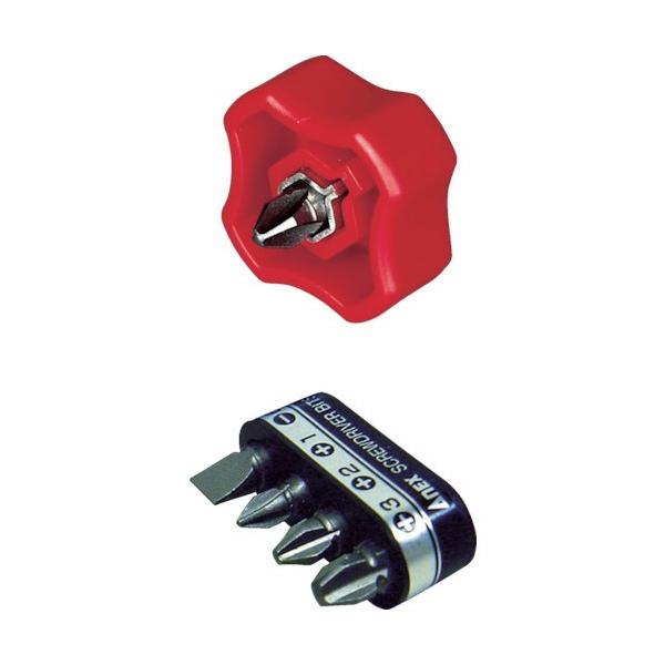 全長22mmでより狭い場所に対応できます。 ビットの脱着が簡単です。 超短ビット(19mm)を採用しています。 グリップ内のマグネットでビットを保持します。 刃先:マグネット入り 軸長(mm):9 全長(mm):22 ハンドル径(mm):3...