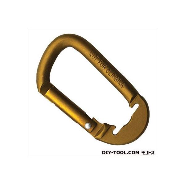 角利産業 アルミカラビナ 金 32×60×6 1
