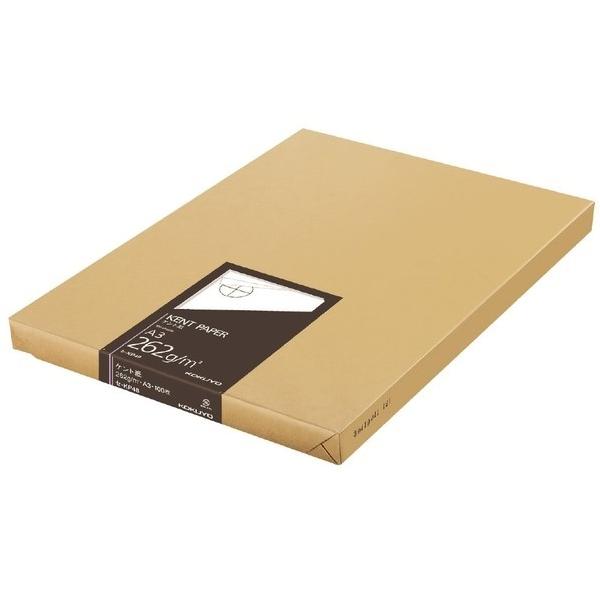 他サイト： コクヨ 高級ケント紙 A3 262g 100枚入り W420 D297 H1 セ-KP48 1個の商品画像