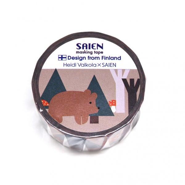 SAIEN }XLOe[v Heidi Valkola wCfBE@R Bear 20mmx5m TR-4019