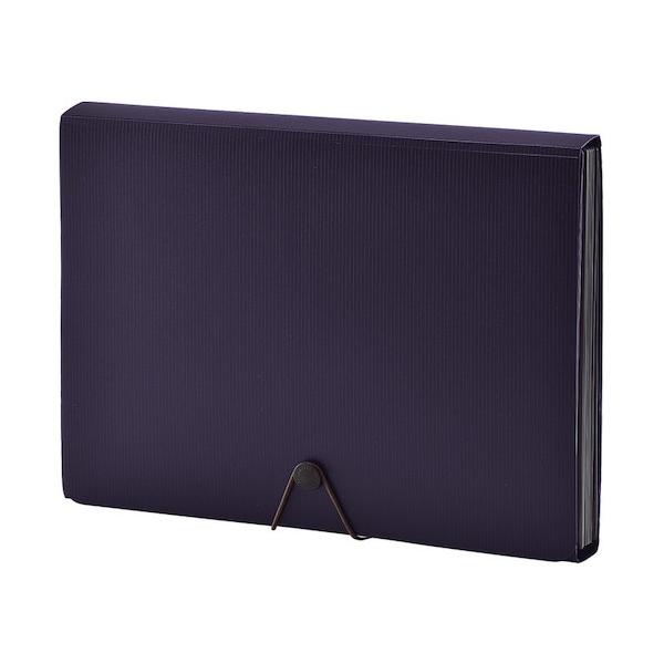 LIHIT LAB. SMART FIT ドキュメントファイル ネイビー 330×33×245mm A7620-11