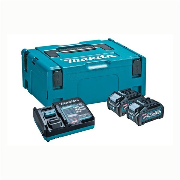 ●種類:充電池BL4040×2個・急速充電器DC40RA ●電源（V）:100 ●電圧（V）:40 ●容量（Ah）:4.0 ●パワーソースキットXGT2 ●セット内容/付属品:電池パックBL4040x2、充電器RC40RA×1、ケース（マッ...
