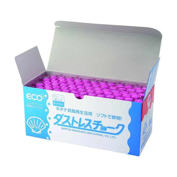 他サイト： 日本理化学工業 ダストレスチョーク72本入72本入赤 DCC-72-R 1個の商品画像
