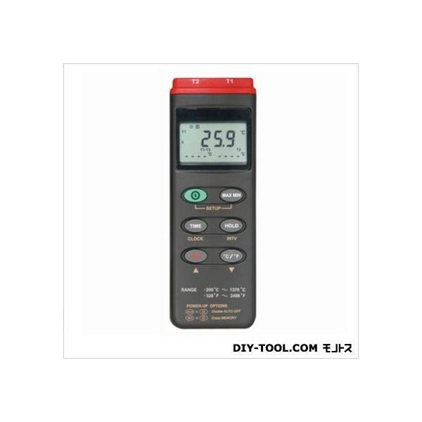 マザーツール デジタルデーターロガ温度計(2点式) 64(W)×184(H)×30(D)mm MT-306 1個