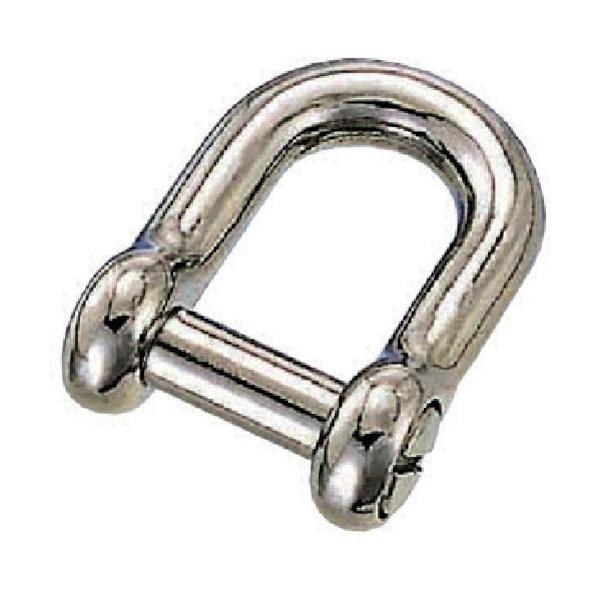 商品画像はイメージ画像です。実際とは異なる場合がございます。 ■特徴 ネジシャックルのピンの出っ張り（摘む部分）を除いているので、ロープ等がひっかかりません。  ■用途 チェーン・ワイヤー・ロープ等の連結金具として、また端末の金具のジョイン...