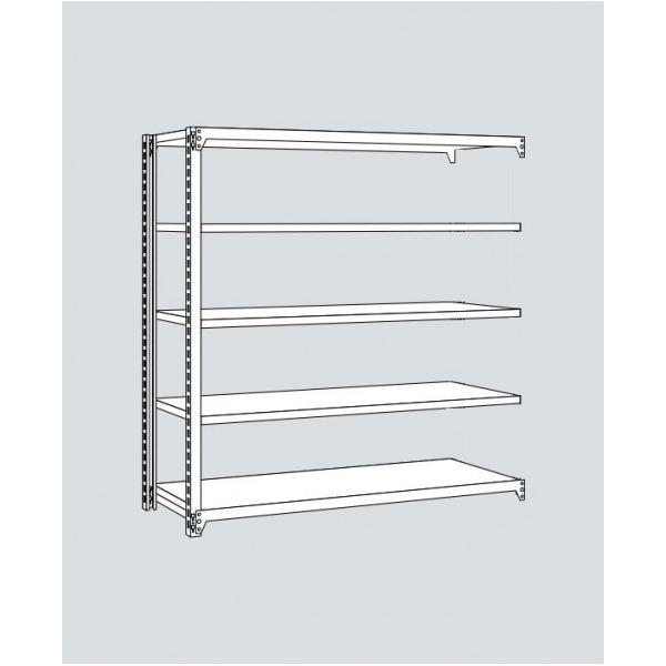 明興関包スチール 軽中量ボルトレスラック SR20-8345-6R