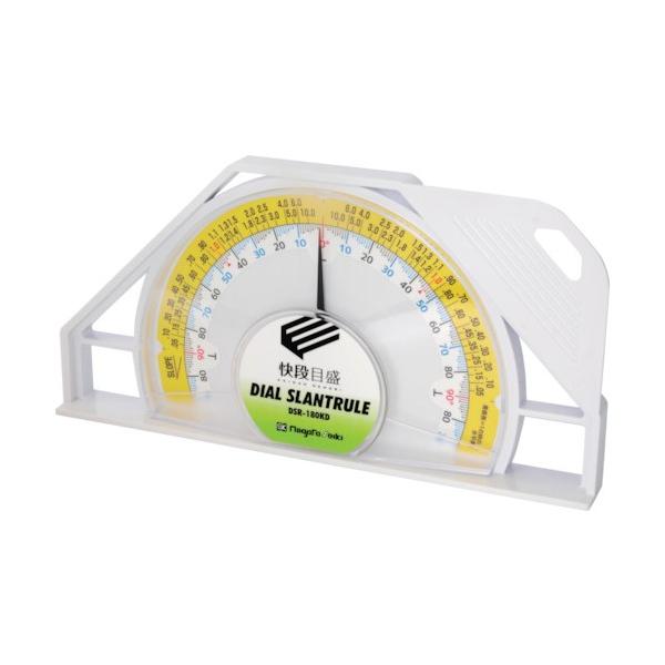 ●特長 ・1°単位の目盛が見やすい、読み間違いを防ぐ新設計の段差型目盛です。 ・気泡管式と比べ温度変化に強く、針の動きがスムーズです。 ・便利な取っ手&amp;フック穴付です。 ●用途 ・角度目盛、勾配目盛付で各種工事の傾斜角や水平出しに ...