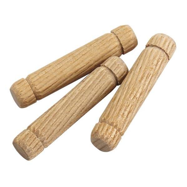 ●特長 ・らせん状の溝により接着剤のつきがよく、釘なしで板同士を組み付けられます。 ●用途 ・本棚、模型、木工等の木材・合板のジョイント作業に ●材質 ・本体:木 ●仕様 ・木ダボサイズ(mm):8x40 ・入数(個):1000 ●サイズ:...