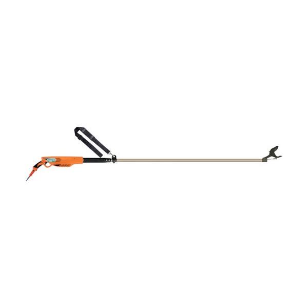 ■特徴 枝木を挟み込み、トリガー（スイッチ）を引くだけで、40ｍｍの太さまで切れます。 ブラシレスモーター搭載により、従来のモーターと比べモーター寿命が約50倍の5000時間以上の寿命を実現しました。 バッテリー（Li-IOn　14.4V）...