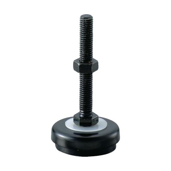 ■特徴 スチール部分に亜鉛メッキを施しています。  ■用途 工作機械・自動販売機・コンベヤ・コンピューターラック・制御盤・理化学機械・OA機器・各種什器など。 屋外などでさびやすい場所での使用。  ■仕様 ナット付  ■材質 ねじ:スチール...