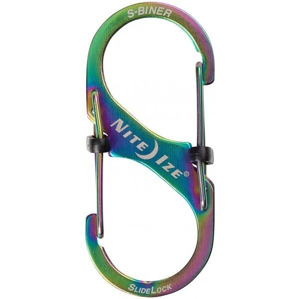 他サイト： NITE IZE エスビナー S-BINER スライドロック #3 スペクトラム 68×30×10mm NI59105の商品画像