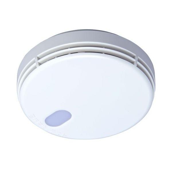 他サイト： 能美防災 住宅用火災警報器まもるくん(薄型・小型・単独型) 煙式(光電式) ナチュラルホワイト 外形寸法:Φ89mm×25mm FSKJ225-B-N 1個の商品画像