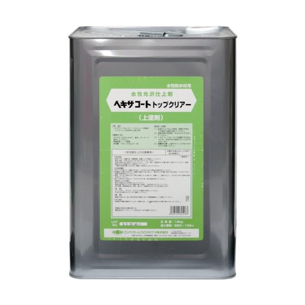 ニッペホーム ヘキサコート トップクリアー 透明(つやあり) 16kg