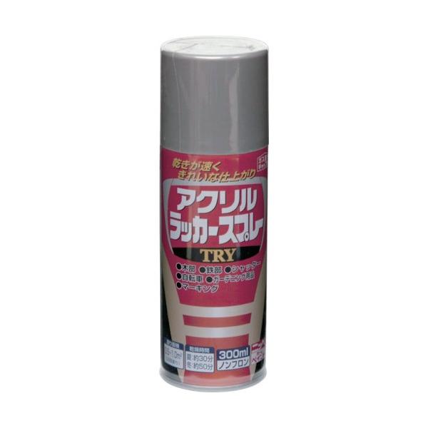 他サイト： ニッペホーム アクリルラッカースプレーTRY シルバーメタリック 300ml 31 1の商品画像