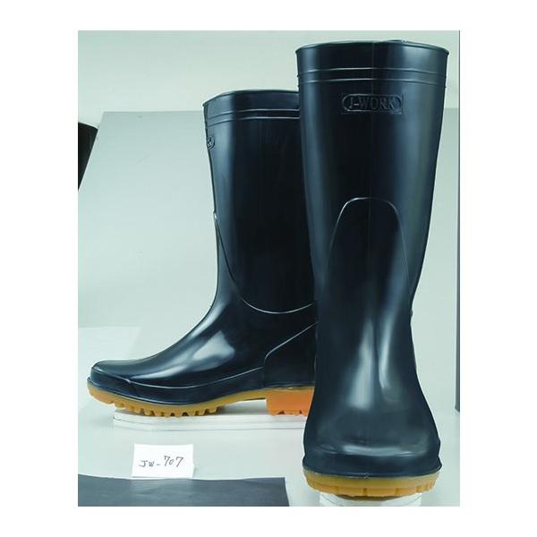 おたふく手袋 耐油長靴 黒 24.0cm JW707-BK-240