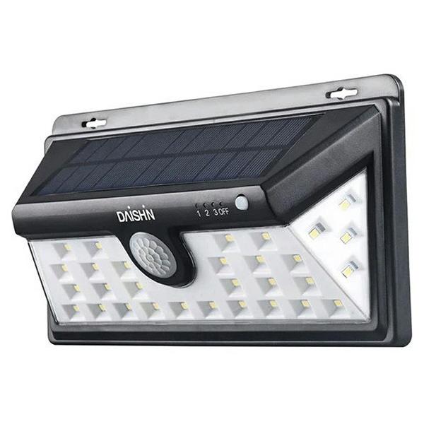 他サイト： 大進 広角ソーラーウォールライト DLS-WL005 1個の商品画像