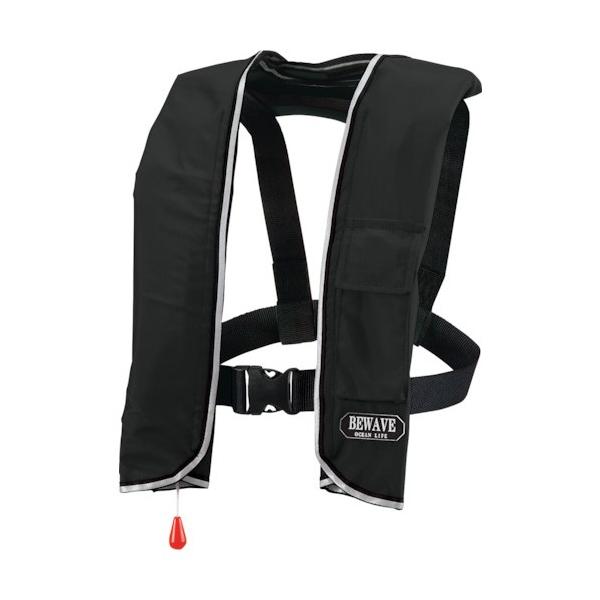 オーシャンライフ 手動膨張式ショルダータイプ 小型船舶用ライフジャケット ブラック TYPE A LG3BK 環境改善用品 防災・防犯用品 避難用品(代引不可)【送料無料】 オーシャン・ライフ 手動膨張式ショルダータイプ 小型船舶用ライフ