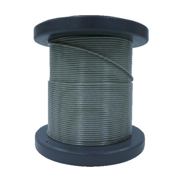大阪コートロープ Ｏ．Ｃ．ＲＳＵＳワイヤロープ１．２０／１．５０ｍｍ７×７５０ｍ巻コート付 100 x 100 x 100 mm NSB120-150