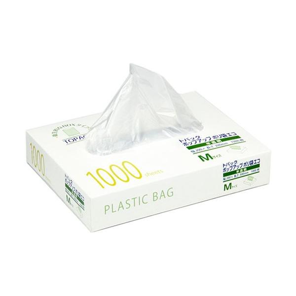 ■特徴 食品やパンを入れるのに最適なポリ袋です。 壁などのフックにかけてご使用が可能です。  ■仕様 Mサイズ   【入数】 1000枚 00425880