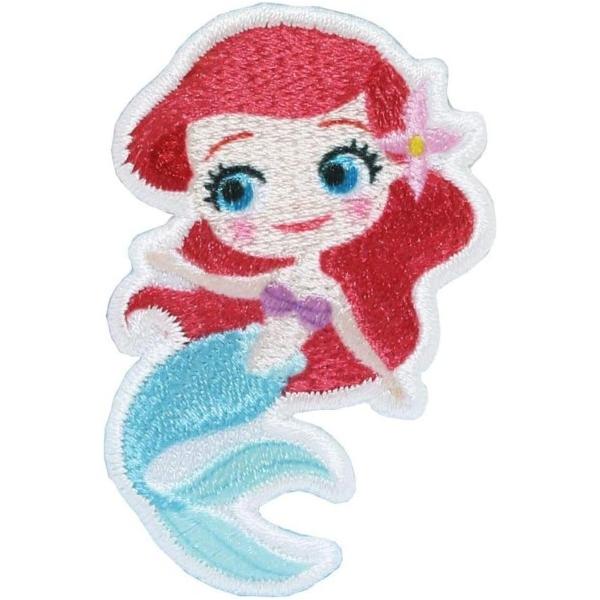 他サイト： パイオニア パイオニア ディズニープリンセス アイロン・シール両用接着ワッペン アリエル MY5002-MY444 1枚の商品画像