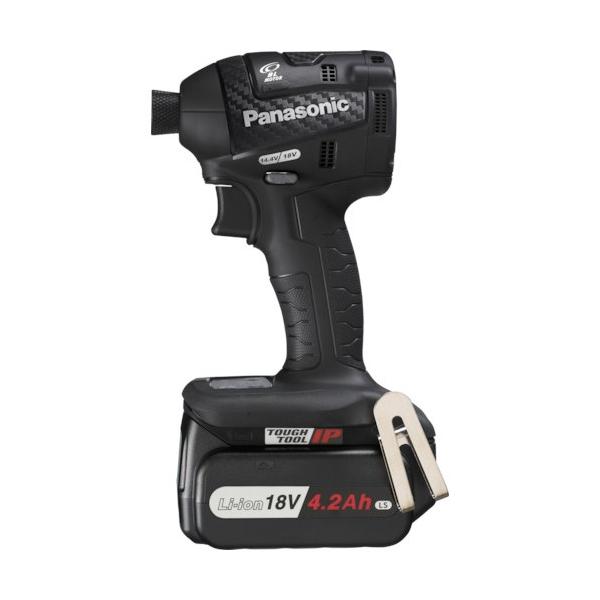 パナソニック 充電インパクトドライバ18V4.2Ah ブラック EZ75A7LS2G-B