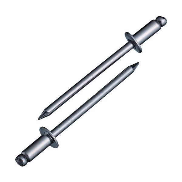 ■特徴 必要な仕事に無駄なく使える少量サイズです。 片側から複数の母材をワン・アクションで締結できます。  ■用途 耐食性にすぐれ、水回りや屋外に最適です マンドレルもボディもステンレス製なので、強度が必要な場所に最適です。 必要な仕事に無...