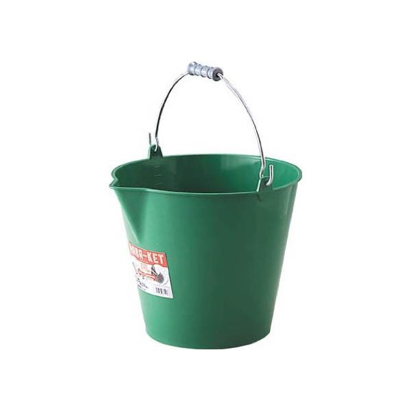 ●軽量、丈夫で持ちやすく、かくはんしやすいです。   ●色:グリーン ●外径(mm):320 ●高さ(mm):275 ●容量(L):14 ●タイプ:平底  ●底部:平底重量：670.000G カラー：GN 材質：●ポリエチレン（PE）とエチ...