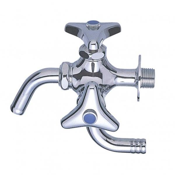 SANEI 万能二口横水栓 JF12A-13 (水栓金具) 価格比較 - 価格.com