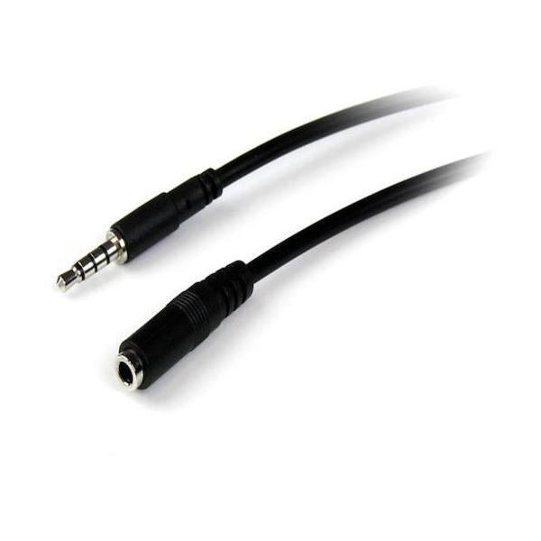 ■特徴 モバイル端末とヘッドセットの接続距離を延長します。 応力緩和性を備えたPVCモールドのTRRSミニプラグを使用使用しています。 ライフタイム保証がついています。  ■仕様 コネクタA：3.5mmステレオミニ（4極） コネクタB：3....