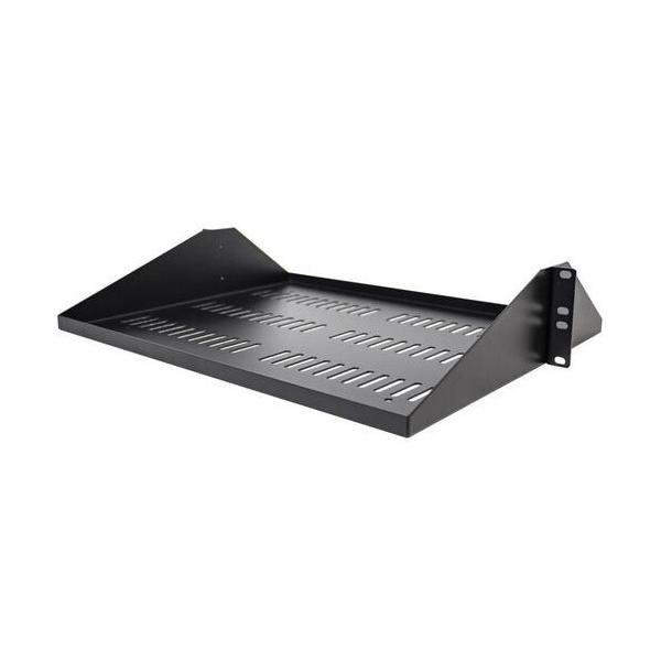 ※法人専用品※STARTECH.COM サーバーラック棚板/2U/19インチラック対応/放熱スリット付き/奥行35．6cm/耐荷重91kg/ラックアクセサリー SHELF-2U-14-CENTER-V
