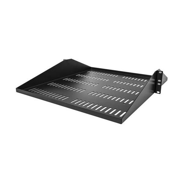 ※法人専用品※STARTECH.COM サーバーラック棚板/2U/19インチラック対応/放熱スリット付き/奥行50．8cm/耐荷重91kg/ラックアクセサリー SHELF-2U-20-CENTER-V