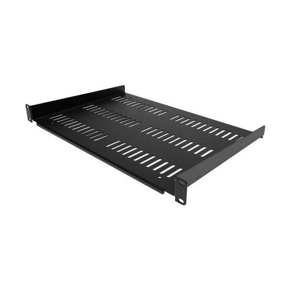 ※法人専用品※STARTECH.COM サーバーラック棚板/1U/19インチラック対応/放熱スリット付き/奥行30．5cm/耐荷重25kg/ラックアクセサリー SHELF-1U-12-FIXED-V