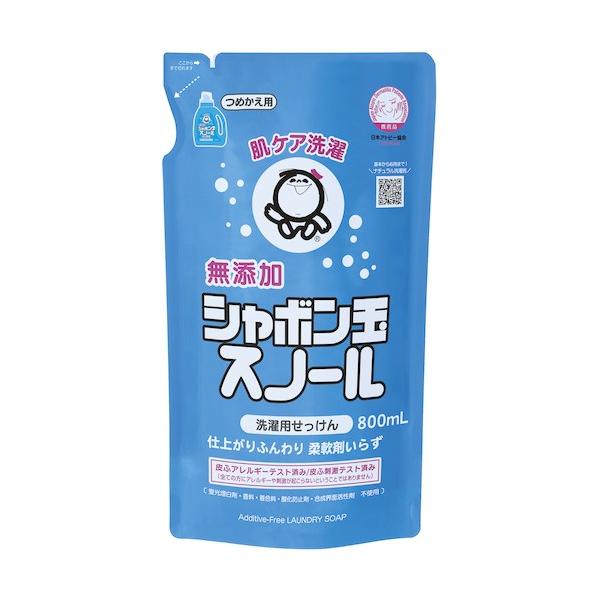 他サイト： シャボン玉石ケン 玉石けん スノール つめかえ用 800ml 275658 1点の商品画像