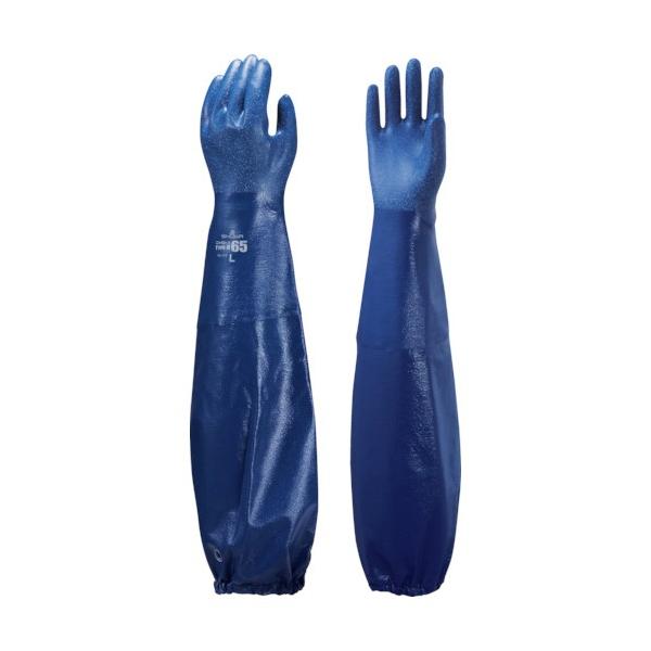 他サイト： ショーワグローブ ニトローブTYPE-R 65 ブルー M No.774の商品画像