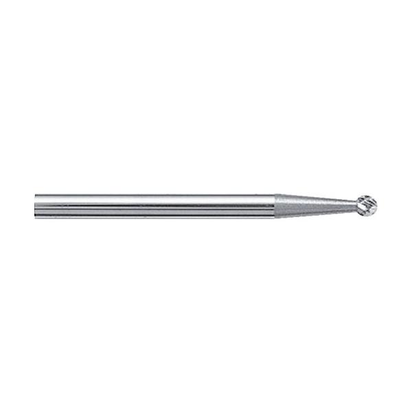 スーパーツール 超硬バーシャンク径3ミリ(球型)シングルカット(刃径:2．5) 軸径3mm SB8A01S