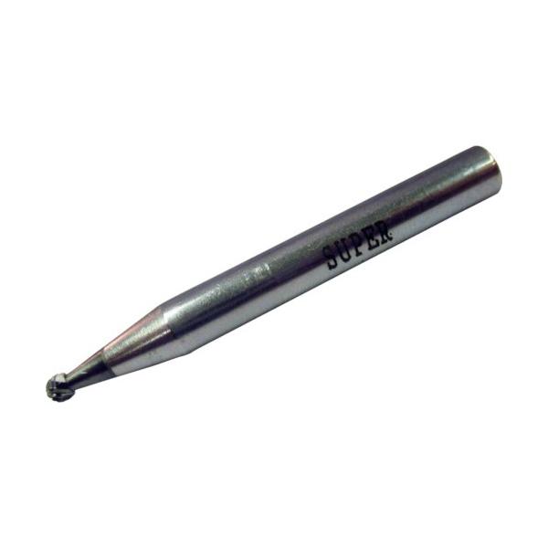 スーパーツール 超硬バーシャンク径6ミリ(球型)ダブルカット(刃径:3．0) 軸径6mm SB8C01