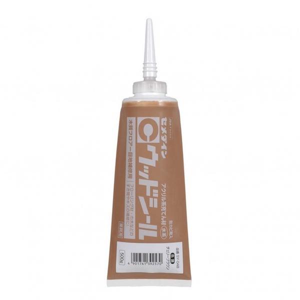 フローリング材と巾木、各種木部のすきまの充てんに適しています。 硬化後は塗料が塗れます。 粘度(Pa・s/20℃):100 密度(g/ cm3):1.5(20℃)  【容量】 500g 【カラー】 チェリーブラウン 【入数】 1個 SY048