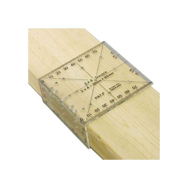 他サイト： Rakuda|ラクダ ツーバイフォー定規(2×4木材用) 12022 1個 0の商品画像