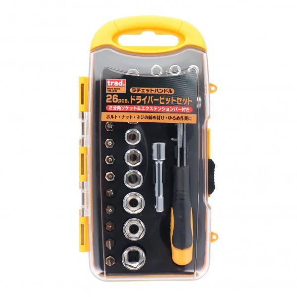 三共コーポレーション trad 26pcs.ドライバービットセット TS-26 1点