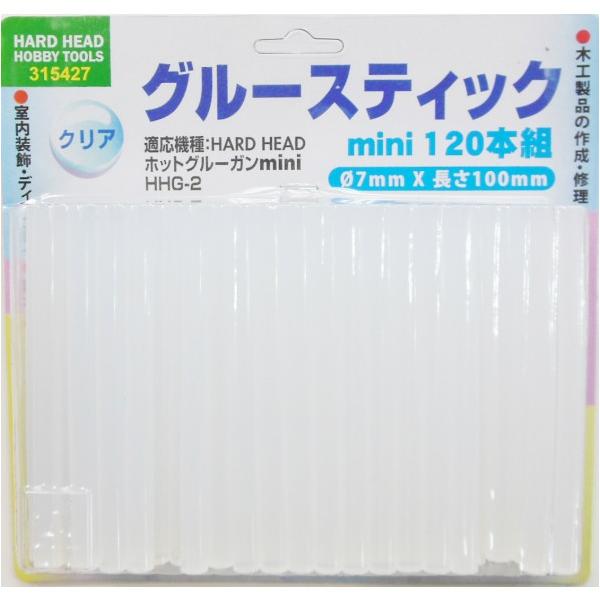 三共コーポレーション H&H グルースティックmini 120本入 クリア φ7×100mm 315427 1点