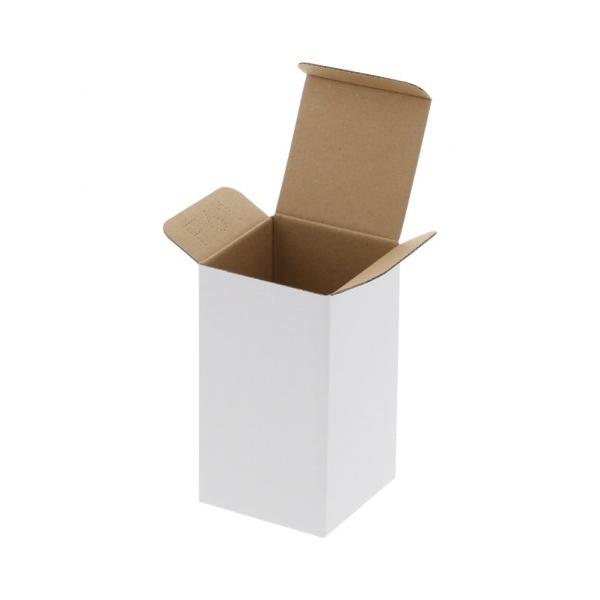 シモジマ HEIKO 箱 フリーボックス F-61 10枚 白/クラフト 75×75×135mm 006205610 10枚