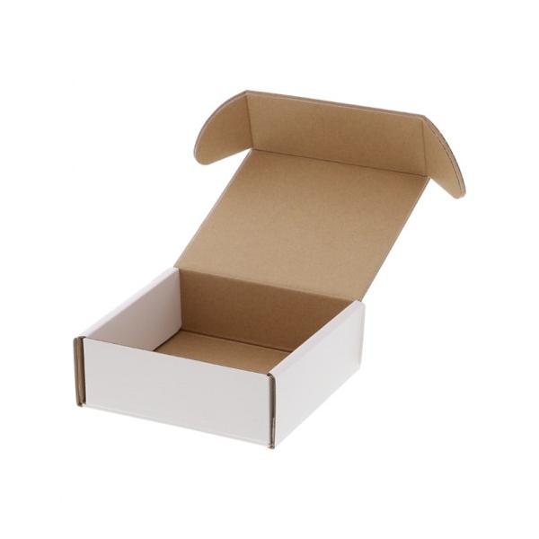 シモジマ HEIKO 箱 フリーボックス F-84 10枚 白/クラフト 125×125×45mm 006207310 10枚