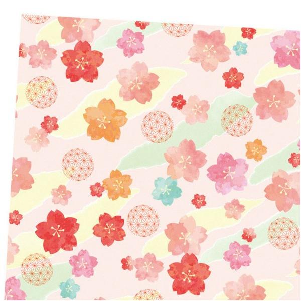 ■商品説明 和む暖色系の桜が散りばめられた包装紙です。  様々なギフトにおすすめです。  50枚入。  ■材質 上質紙64g ■サイズ 750×528mm ■規格 半才 ■柄 鞠桜   【サイズ】 750×528mm 【入数】 50枚 00...