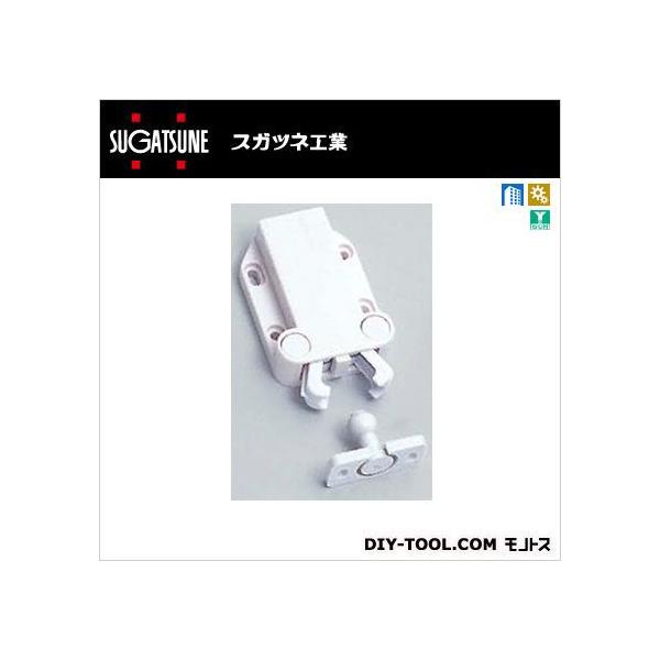 他サイト： スガツネ プッシュラッチ ホワイト MC-37F-WH(140-058-065)の商品画像