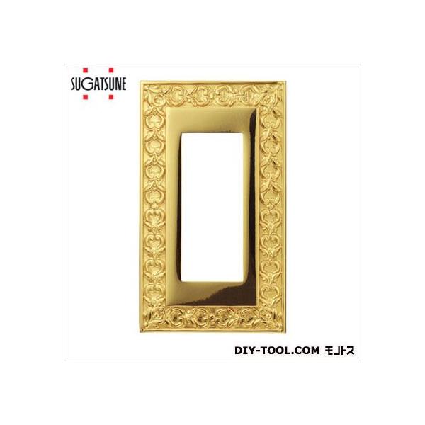 �X�K�c�l �t�F�f�ЃT���Z�o�X�`�����V���[�Y�X�C�b�`�E�R���Z���g�v���[�g �u���C�g �S�[���h W70×H120×D9.5mm PXP-F-01221-OB(210-025-947) 1