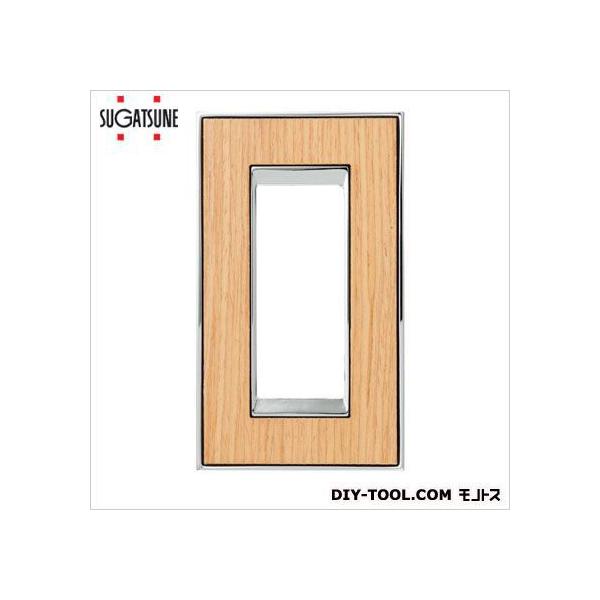 �X�K�c�l �t�F�f�Ѓ��B���e�[�W�V���[�Y�E�b�h�X�C�b�`�E�R���Z���g�v���[�g �I�[�N/�u���C�g �N���[�� W70×H120×D10.2mm PXP-F-01311-OCB(210-025-958) 1