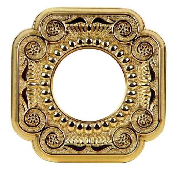 �X�K�c�l �t�B�����c�F�X�C�b�`�E�R���Z���g�v���[�g �u���C�g�S�[���h 110×110mm PXP-FL-1007R-OB(210-027-276) 1