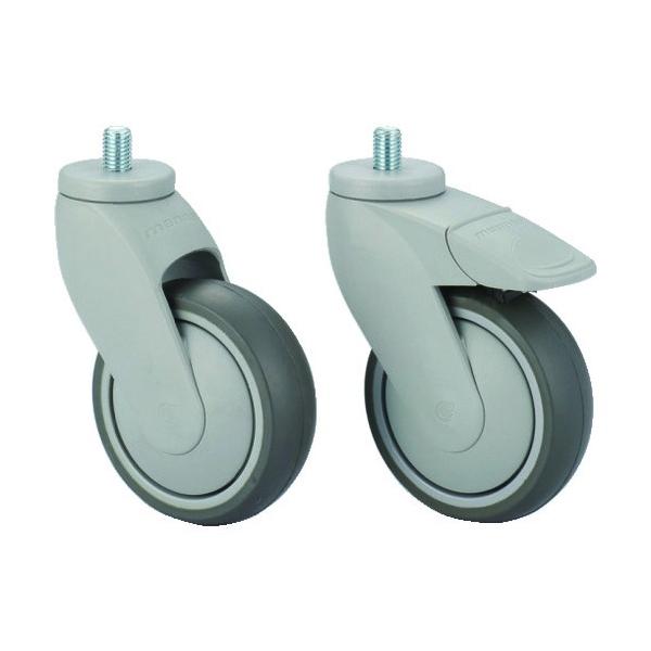 商品画像はイメージ画像です。実際とは異なる場合がございます。 ■特徴 滑らかな回転と耐久性をかね備え、走行音も静かです。 シンプルな形状で、手入れが簡単です。 床面などにキャスターの車輪跡を残しません。 1つのブレーキ操作により、車輪ブレー...