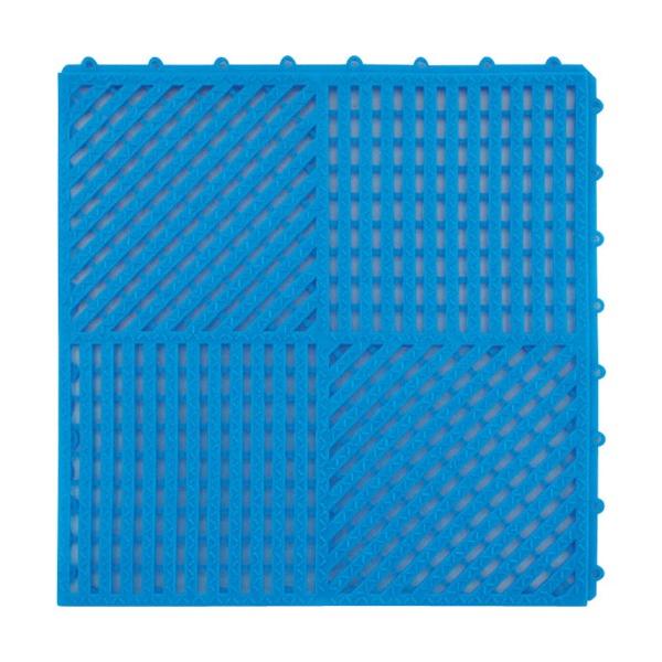 セーフラン安全用品 やわらか連結スノコ 300x300mm C0064-BL : DIY